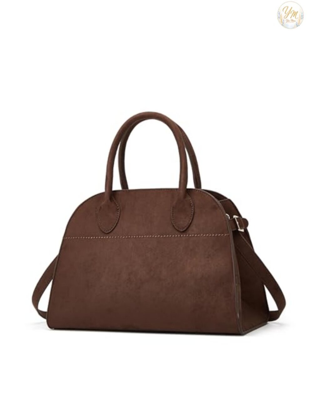 Suede Tote Bag for Women Retro Leather Handbag Crossbody Work Bag